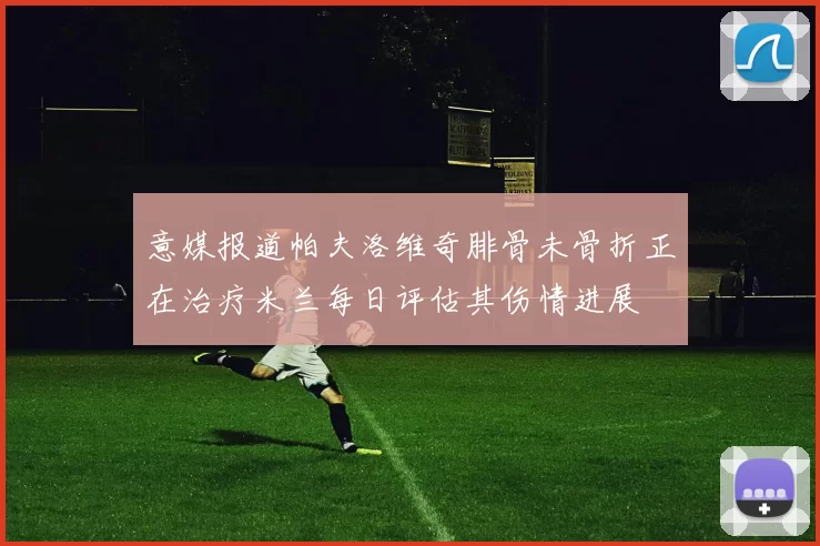 意媒报道帕夫洛维奇腓骨未骨折正在治疗米兰每日评估其伤情进展